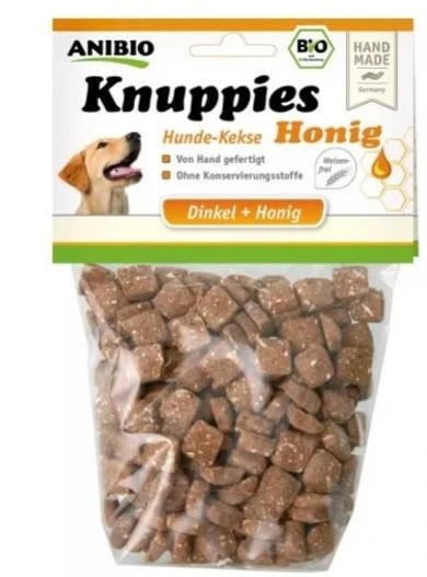 Anibio Knuppies al Miele - Bustina da 160g - Immagine 1