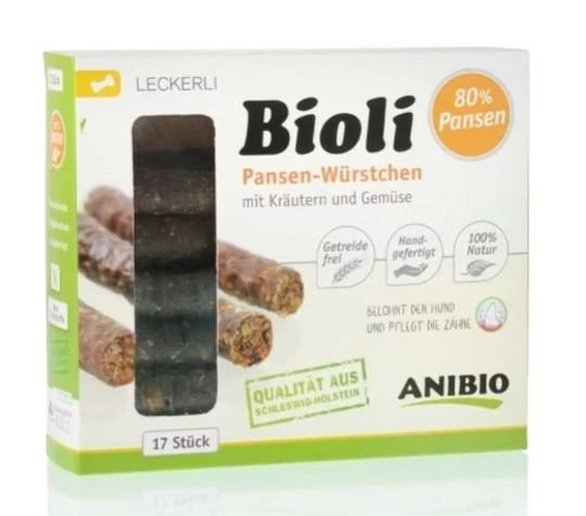 ANIBIO BIOLI RUMINE PZ 17 - Snack Naturale per Cani - Immagine 1