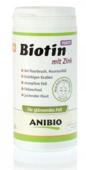 Anibio Biotin con Zinco in Polvere 220g - Immagine 1
