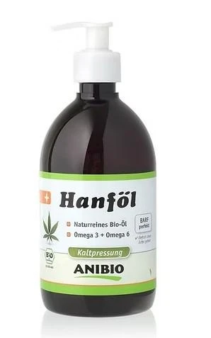 Olio di Canapa Bio ANIBIO 500ml per Cane - Immagine 1