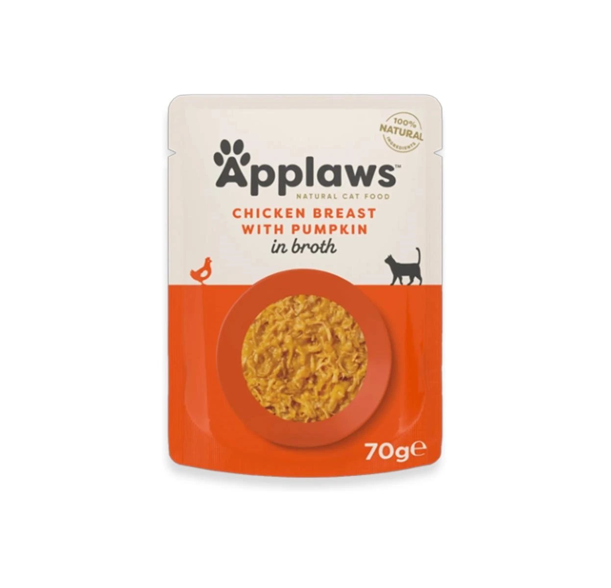 Applaws Buste Pollo, Zucca e Riso per Gatto 12 x 70 g - Immagine 1