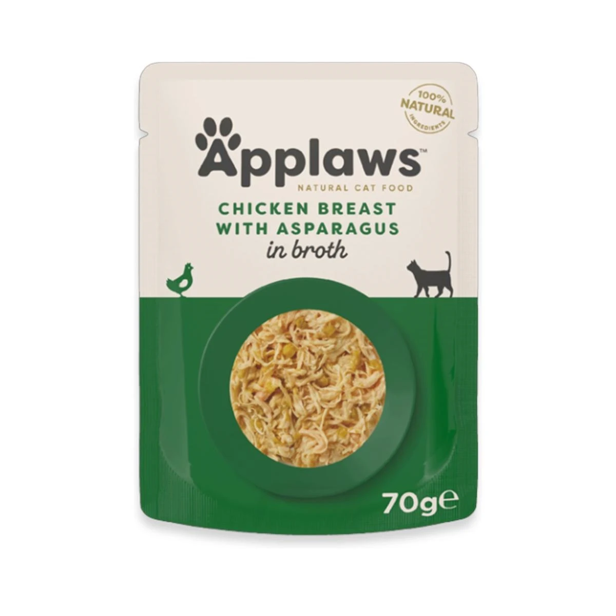 Applaws Buste Pollo, Asparagi e Riso per Gatti 12x70 g - Immagine 1