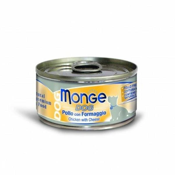 Monge Dog Pollo e Formaggio 95 g - Umido per cani - Immagine 1