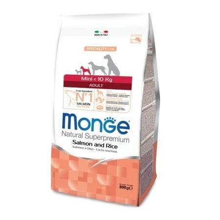 Monge Dog Mini al Salmone 2,5 kg - Mangime secco per cani piccoli - Immagine 1