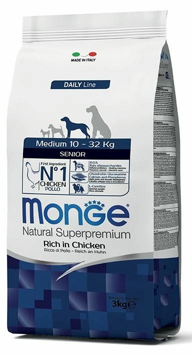 Monge Dog Medium Senior 3 kg - Immagine 1
