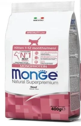 Monge Cat Kitten al Manzo 400 g - Immagine 1