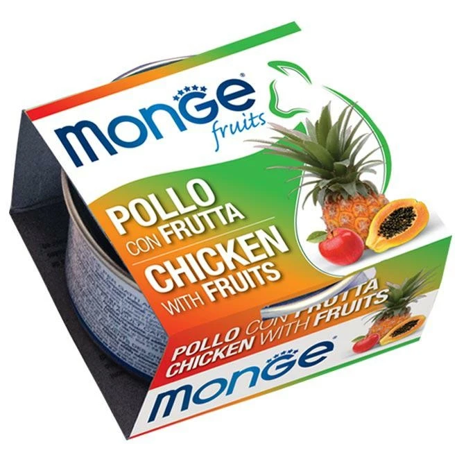 Monge Cat Fruits Pollo e Frutta 80 g - Immagine 1