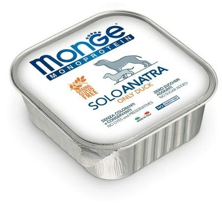 Monge Mono Anatra 24 x 150 g - Umido per Cani - Immagine 1