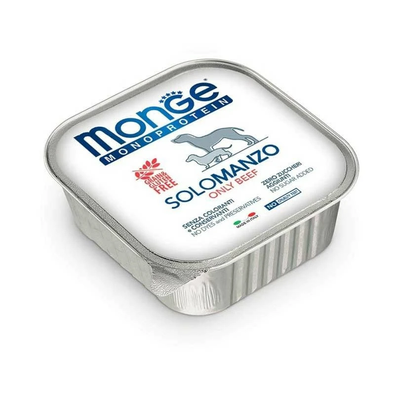 Monge Mono Manzo Umido per Cani 24 x 150 g - Immagine 1