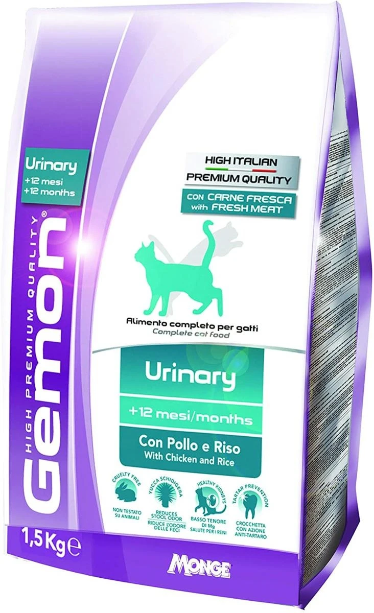 Monge Gemon Cat Urinary 1,5 kg - Crocchette per gatti - Immagine 1