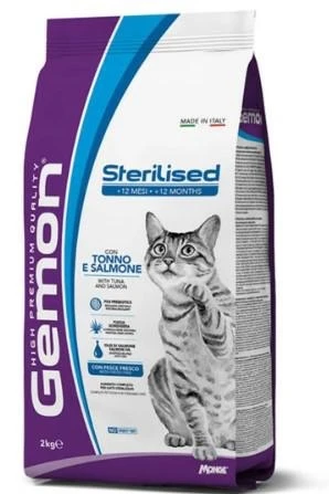 Gemon Cat Sterilized Tonno e Salmone 2 kg - Immagine 1