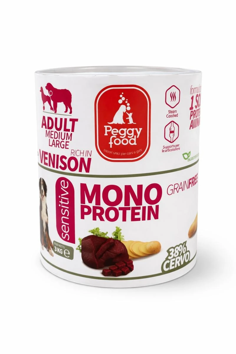 PEGGYFOOD Medium Cervo Grain Free 3 kg - Super Premium - Immagine 1