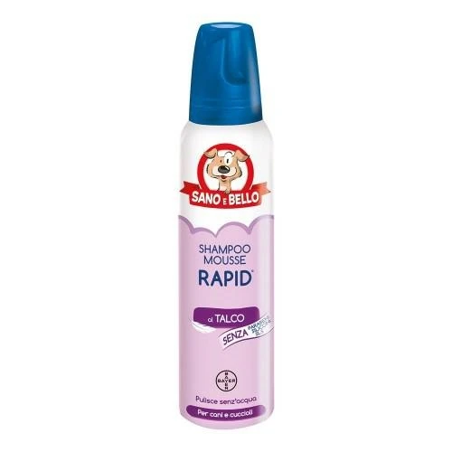 Elanco Shampoo Mousse Rapid Talco per Cani 300 ml - Immagine 1