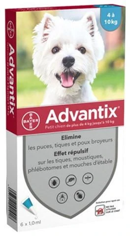 Elanco Advantix 4/10 per cani - 6 pipette - Immagine 1