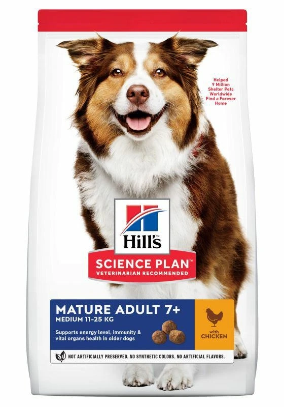 Hill's Dog Senior Medium Pollo 12 kg - Mangime secco - Immagine 1