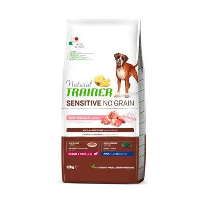 Trainer No Grain Maiale Medium/Maxi per Cani 12 kg - Immagine 1