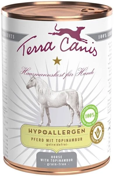 Terracanis IPOALLERGENIC 400g - Mangime Dietetico per Cane al Cavallo - Immagine 1