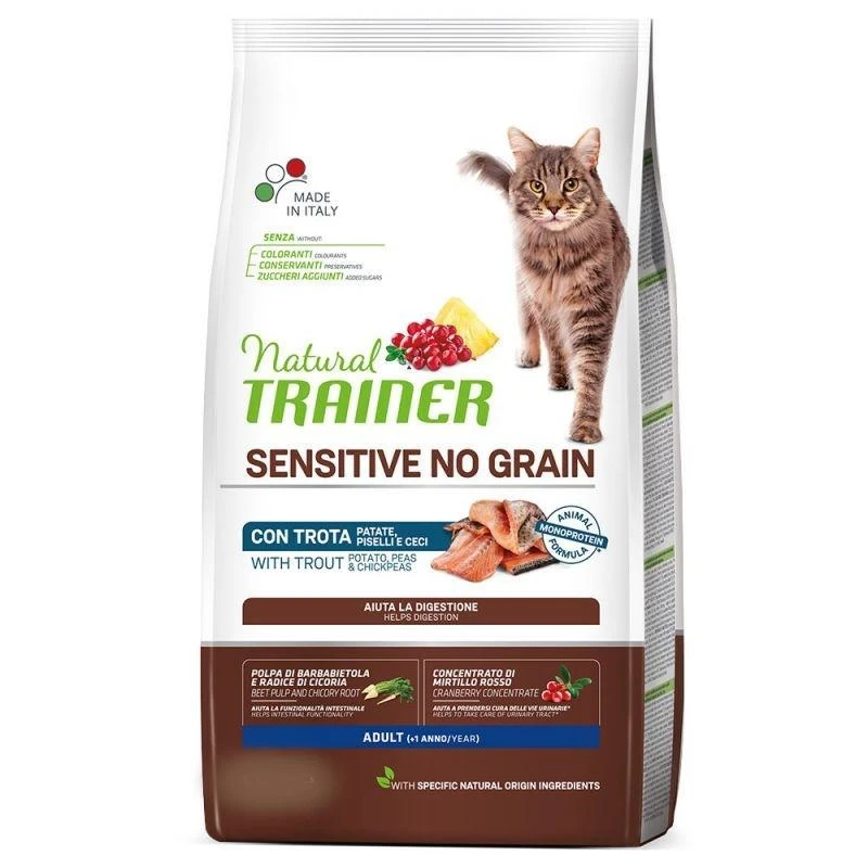 Trainer Natural Cat Sensitive No Grain Trota 300g - Immagine 1