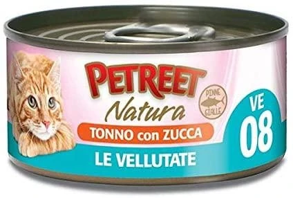 PETREET Vellutata Tonno/Zucca 70g - Delizie per Gatti - Immagine 1