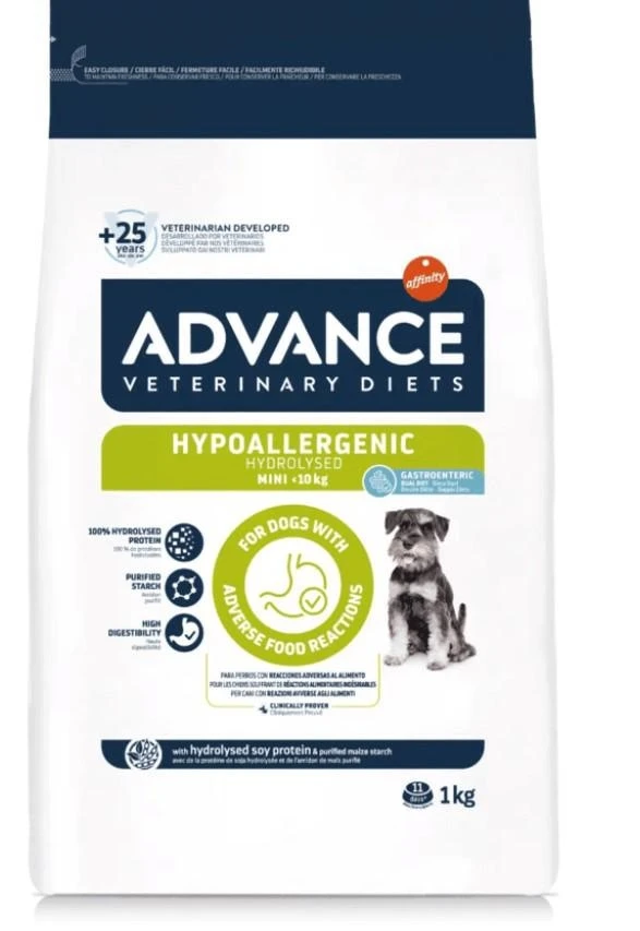 Advance Dog Mini Hypoallergenic 1 kg - Mangime Dietetico per Cani - Immagine 1