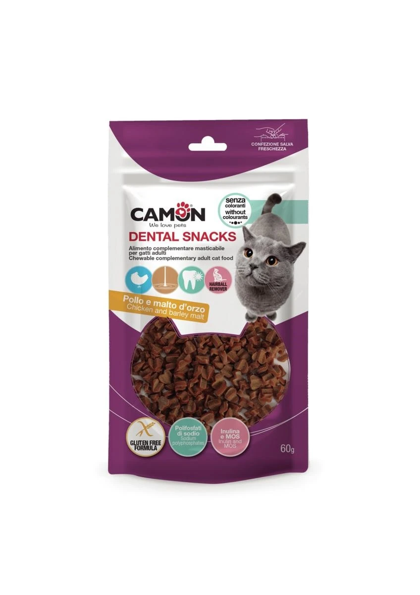Camon Cuoricini Gatto Pollo/Malto 60g - Immagine 1