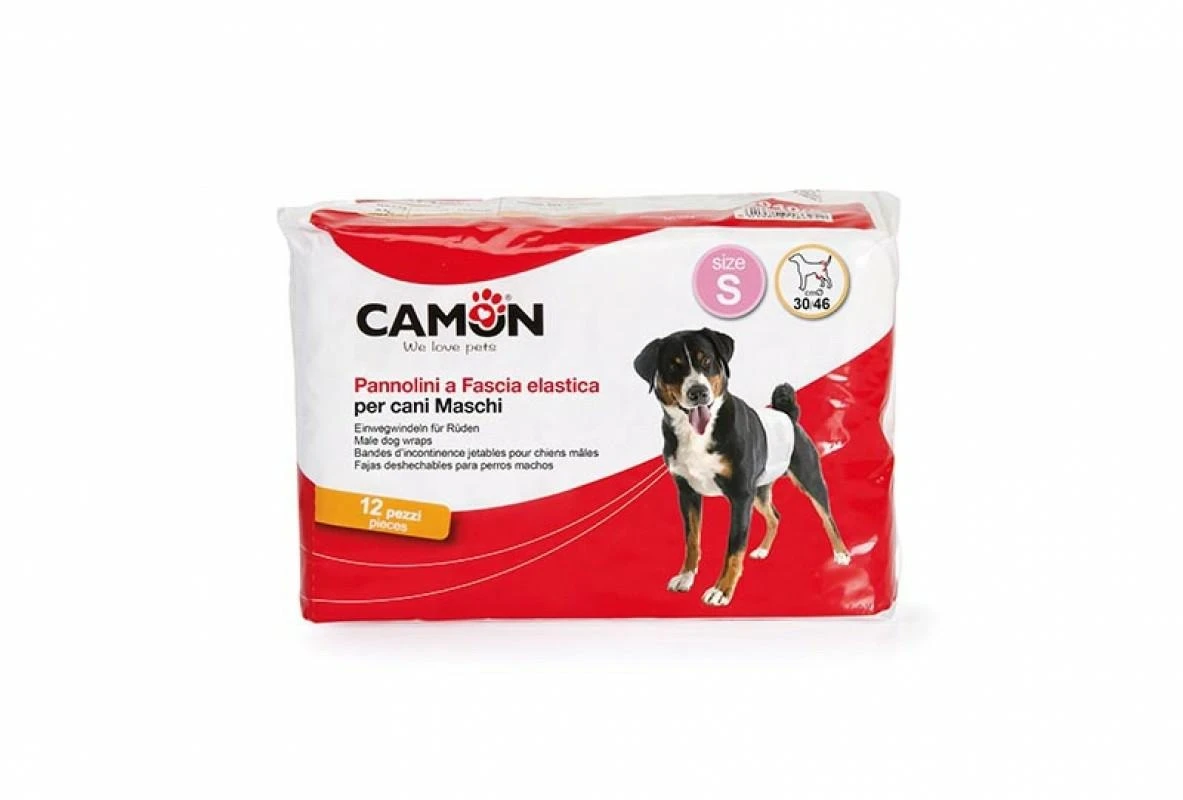Camon Pannolini a Fascia per Cani Maschi Misura 1 - Immagine 1