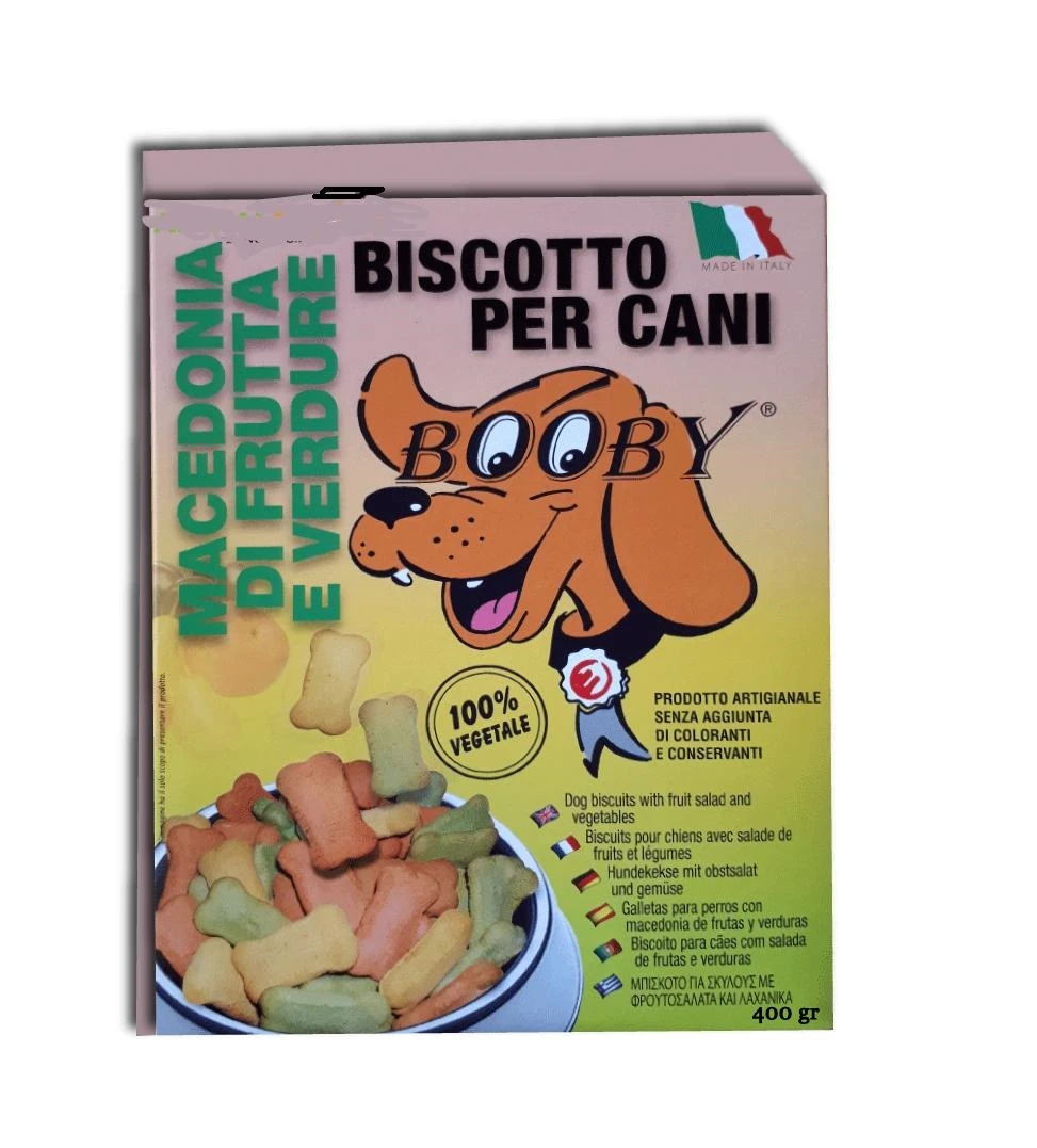 Booby Scatola Macedonia Gr 400 - Snack per Cani - Immagine 1