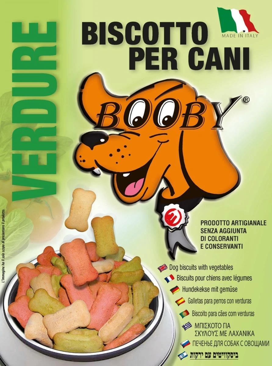 Booby Mini Verdure Sacco kg 1 - Snack per Cani - Immagine 1