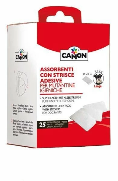 Camon Assorbenti con Strisce Adesive L - Igiene Cane - Immagine 1