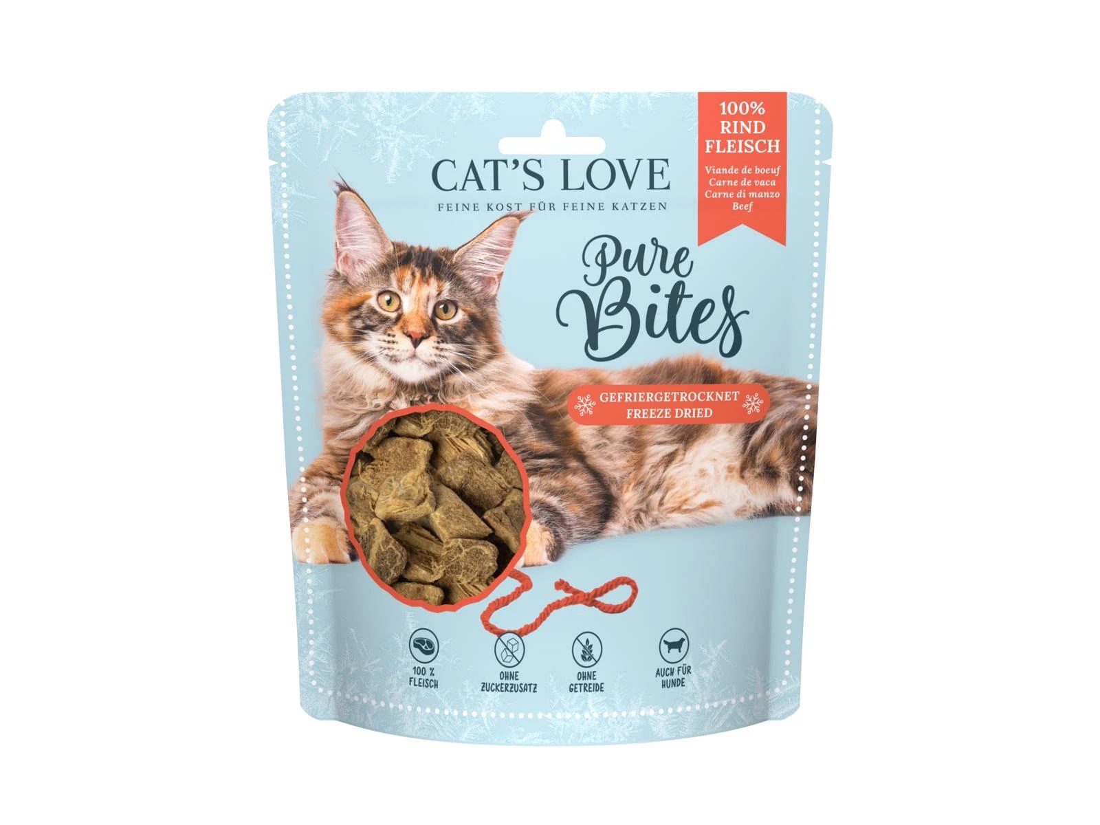 Cat's Love Carne di Manzo 40g - CATSLOVE - Immagine 1