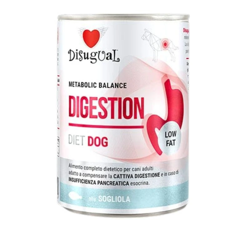 Disugual Dog Diet Digestione LF - Gr 400 - Sogliola - Immagine 1