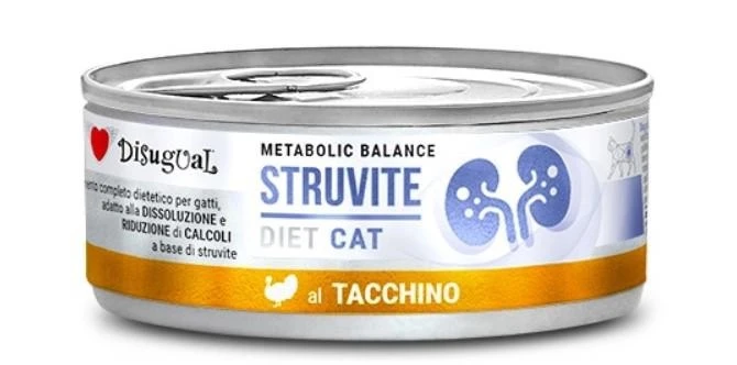 Disugual Struvite Tacchino 85g - Mangime Dietetico per Gatti - Immagine 1