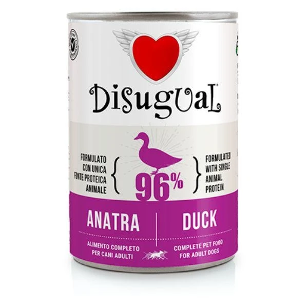 Disugual Dog Anatra - Mangime Umido per Cani - Immagine 1