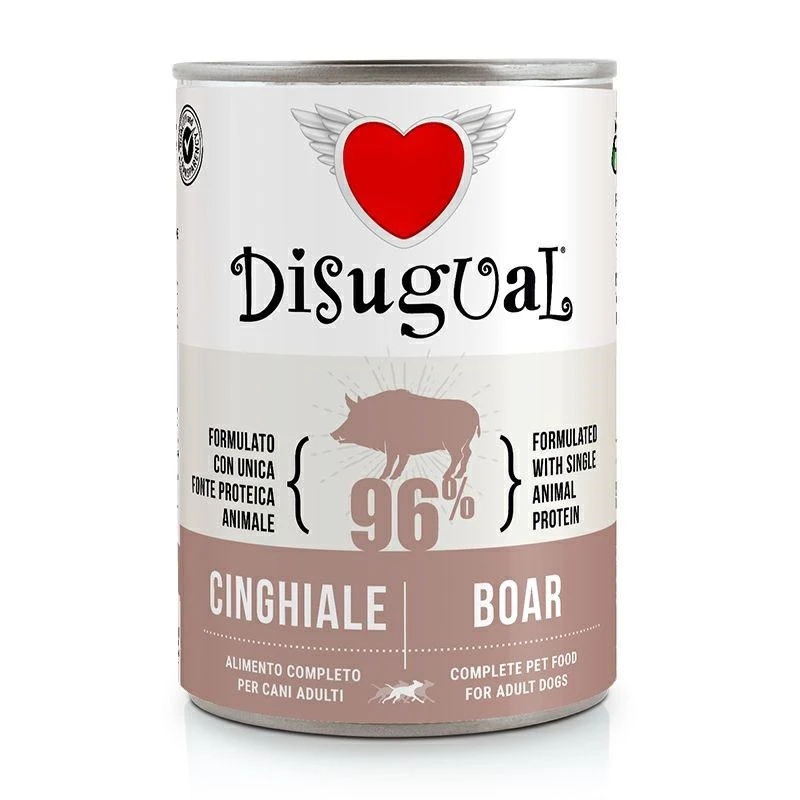 Disugual Dog Cinghiale 400g - Mangime Umido per Cani - Immagine 1