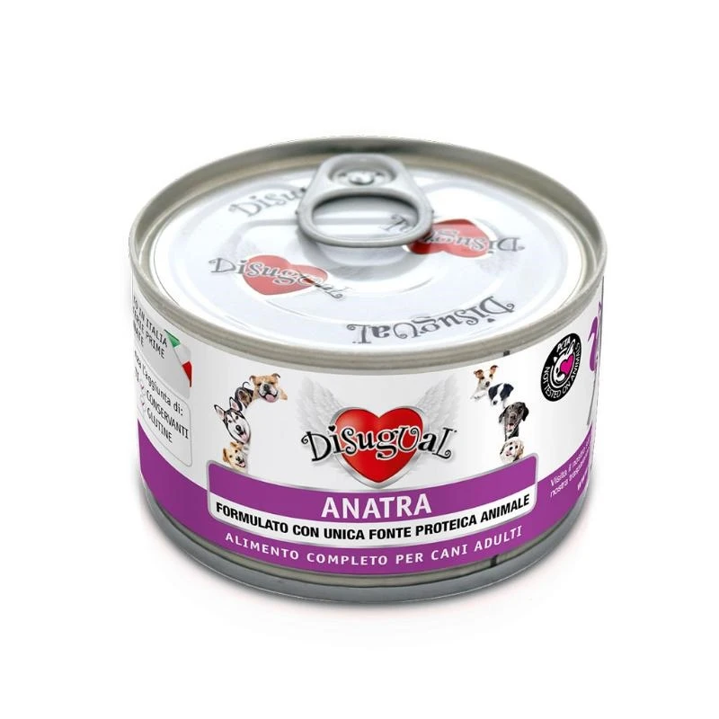 Disugual Dog Anatra 150g - Mangime Umido per Cani - Immagine 1