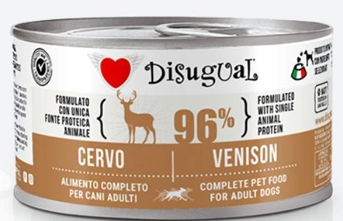 Disigual Dog Cervo 150 g - Mangime Umido per Cani - Immagine 1