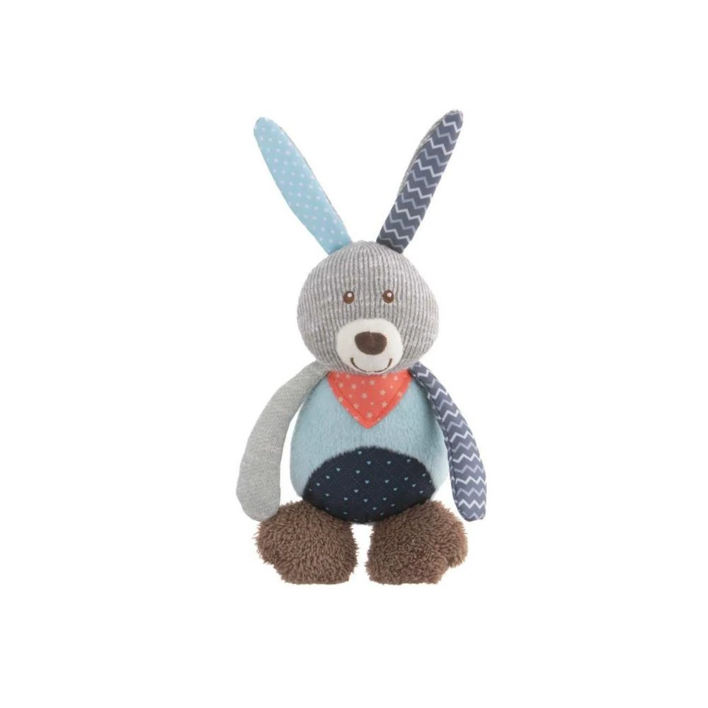 Leo Coniglietto in Tessuto e Peluche 30x16 cm - Leopet - Immagine 1