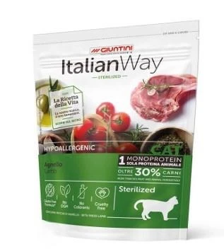 Giuntini Italian Way Cat Sterilized Hypo Agnello 8 kg - Immagine 1