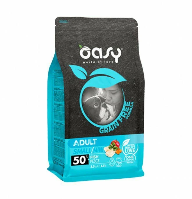 Oasy Dog Grain Free Mini Pesce 2,5 kg - OASY - Immagine 1