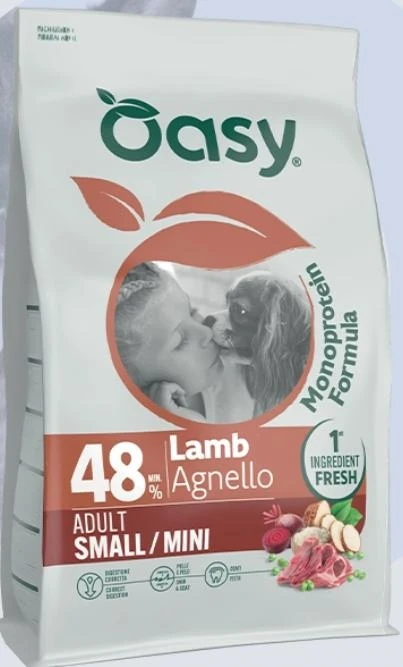 Oasy Dog Mono Small/Mini Agnello 800g - Immagine 1