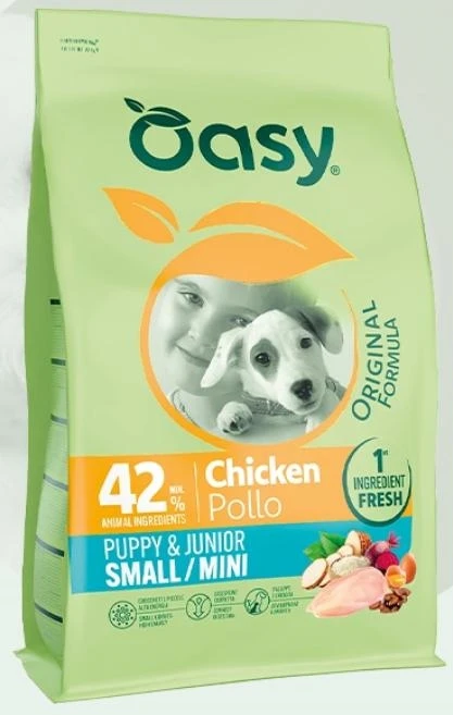 Oasy Dog Original Puppy Small/Mini Pollo Gr 800 - Immagine 1