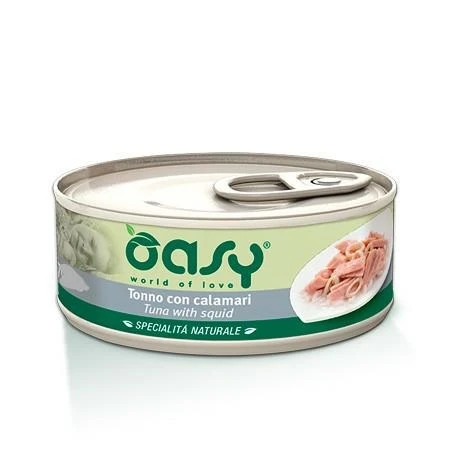 OASY Cat Tonno/Calamari 150g - Per Gatti Felici