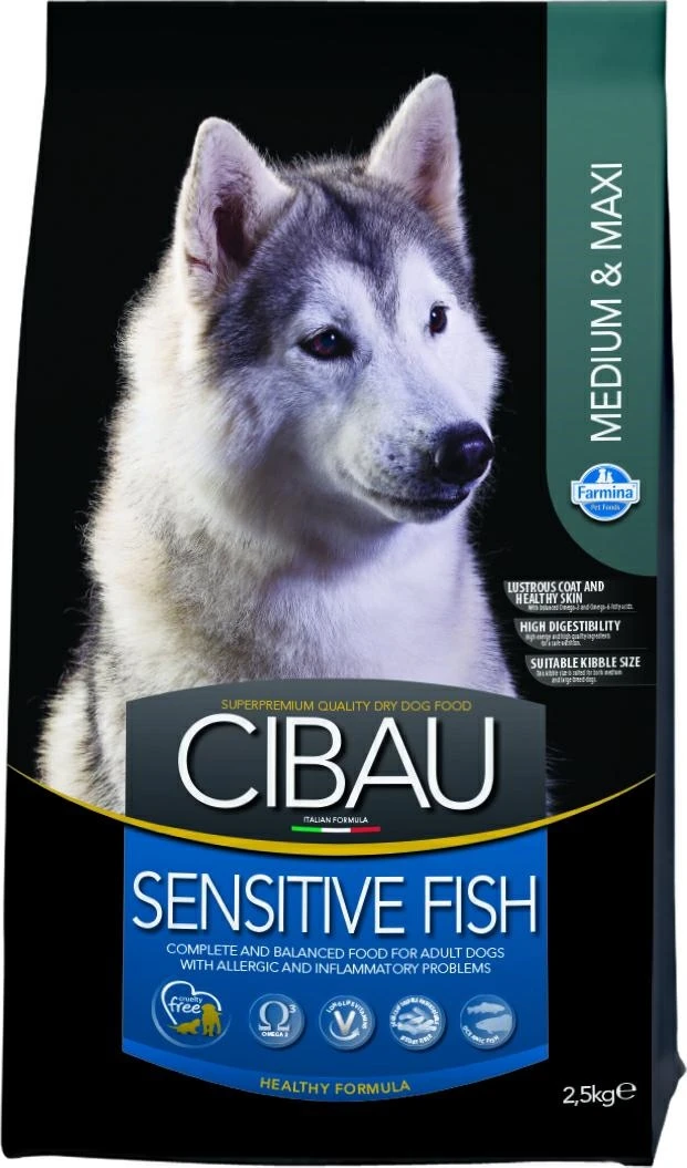 Cibau Sensitive Medium/Maxi Pesce - Farmina - Immagine 1
