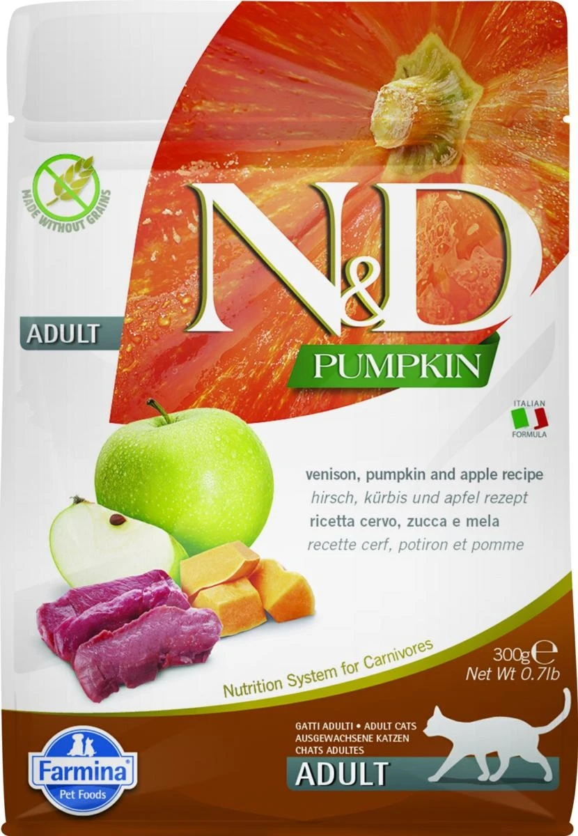 ND Cat Pumpkin Cerdo/Mela 300g - Farmina - Immagine 1