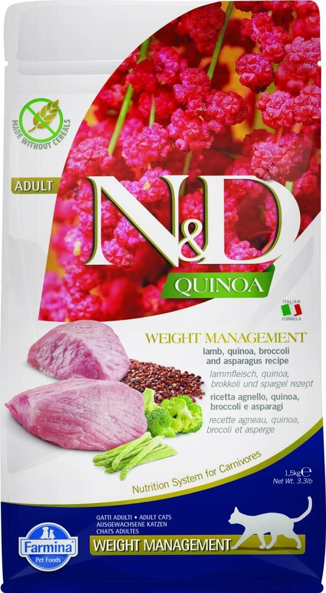 Farmina ND Cat Quinoa Skin/Coat Quaglia/Cocco/Curcuma 5 kg - Immagine 1