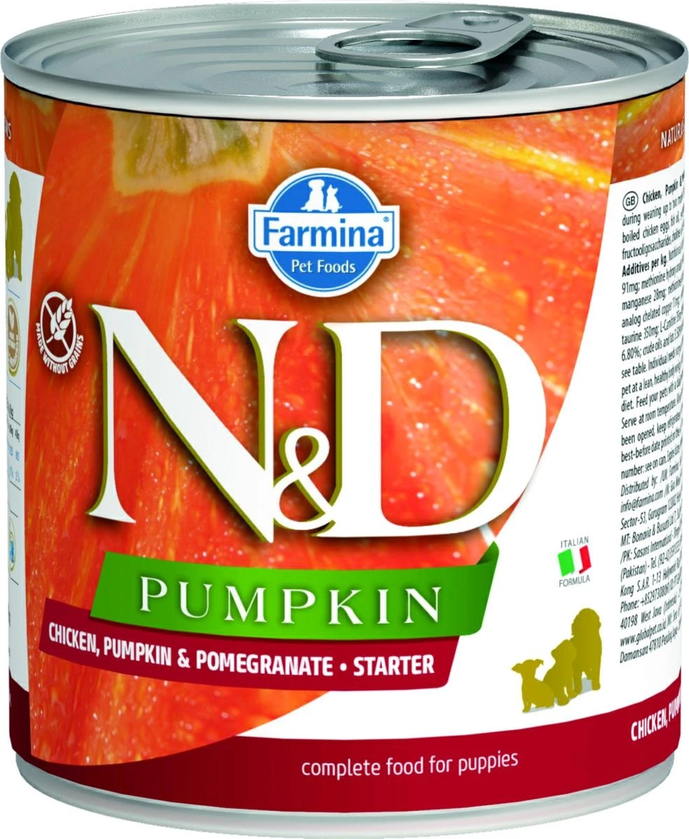 Farmina ND Umido Dog Pumpkin Starter Mini Pollo/Melograno 285g - Immagine 1