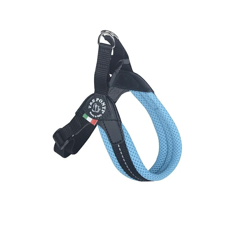 Pettorina Easy Fit Pastel Regolabile 1,5 Azzurro - Treponti - Immagine 1