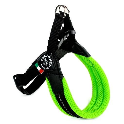Pettorina Easy Fit Neon Regolabile 1 Verde - TREPONTI - Immagine 1