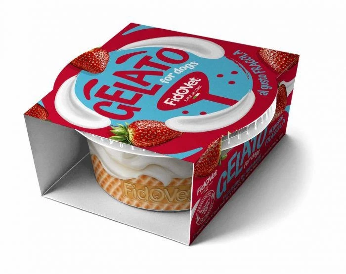 Gelato per Cani Fragola FIDOVET - 40g - Immagine 1