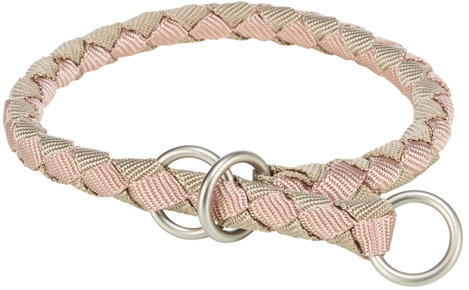 Cavo Collare Semistrangolo TRIXIE - S-M: 35-41cm/ø12mm, Blush/Sabbia - Immagine 1